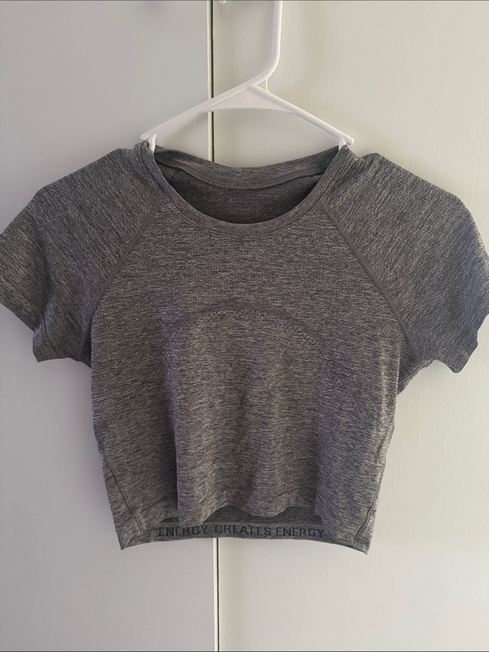 grey lululemon cropped swiftly